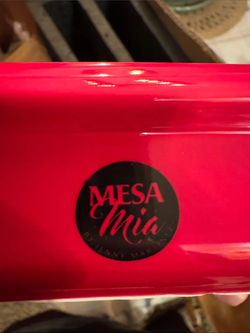 Mesa Mia by Jenny Martinez Set of 2 Stoneware Taco Holders